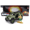 Jada Figúrky Vamp Military Jeep With Duke G.i.joe Figure 2010 1:32 Military Green