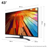 LG LG 43UT81006LA televízor (tv)