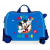 JOUMMABAGS Detský kufrík na kolieskach Mickey Circle Blue MAXI ABS plast, 50x38x20 cm, objem 34 l