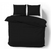 Posteľná Bielizeň z bavlny 200x220 + 2x70x80 poľsko čierna