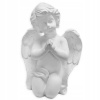 Anjel pietny polyresin 21cm biely