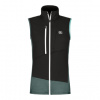 Ortovox FLEECE GRID VEST W dark arctic grey L; Černá vesta