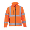 Portwest S428 Hi-Vis Reflexná softshellová bunda oranžová 4XL