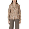 Street One Blúzka Buttoned tunic blouse w collar 345323 Béžová