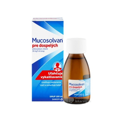 Mucosolvan pre dospelých sir 30 mg/5 ml (fľ.skl.) 1x100 ml