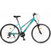 DÁMSKY CROSSOVÝ CESTNÝ BICYKEL 28 SHIMANO HLINÍKOVÝ TLMIČ NA ASFALT