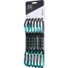 Expreska Climbing Technology Lime SET NY PRO 17 cm - pack of 6 anthracite/aquamarine