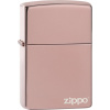 Zippo High Polish Rose Gold Logo 26908
