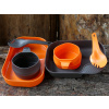Jedálenská sada Camp-A-Box® Duo Light Wildo® – Dvojfarebná oranžová / sivá