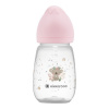 KikkaBoo Dojčenská fľaša 260ml 3m+ Savanna Pink 14x6 ružová