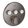 Grohe Grohtherm SmartControl Termostatická batéria s 3 ventilmi, tvrdý grafit 29121A00