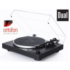 Dual CS 429 High Fidelity + Ortofon 2M RED Čierna (Plne automatický gramofónový prístroj pre náročných poslucháčov so vstavaným PHONO predzosilňovačom a prenoskou Ortofon 2M)
