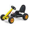 Milly Mally Detská šliapacia motokára Go-kart Viper žltá 5901761125863