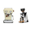 Ascaso Dream PID, Sweet Cream + Eureka Mignon Zero 65 Speedy, CR chrome