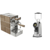 Stone Espresso Mine Premium Wood + Eureka Helios 65, grey
