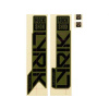SRAM ROCK SHOX ROCKSHOX AM DECAL LYK ULT 27/29 GBLK/GGRN