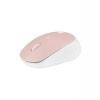 Natec optická myš HARRIER 2/1600 DPI/Kancelářská/Optická/Bezdrátová Bluetooth/Bílá-růžová (NMY-1962)