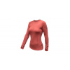 SENSOR MERINO ACTIVE dámské triko dl.rukáv terracotta L