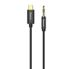 Baseus CAM01-01 USB type C M - Jack 3,5 mm M, 1,2m, černý (6953156262553)