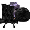 GLOV COOLCURL Sweet Dreams Satin Set - Black