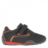 Lonsdale Camden Trainers Childrens Charcoal/Orange C13 (31.5)
