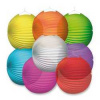 Papierový lampión Transparent priemer 25 cm, mix farieb