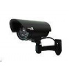iGET HGDOA5666 - atrapa/maketa bezpečnostní CCTV kamery, blikající črv. LED,4x nálepka CCTV varování