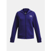 Dievčenská mikina Under Armour UA Rival Terry FZ Hoodie Modrá YLG