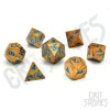 Glassstaff CritStones Metal Dice Set Sundered Spells (7)