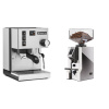 Rancilio Silvia E + Eureka Mignon Specialita Compatto, CR chrome