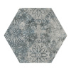 Paradyz SWEET obklad - dekor s lesklým povrchom 19,8 x 17,1 x 0,9 cm, grey, SS198X1711SWEEGR