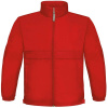 B&C Větrovka bez podšívky, dětská COT01095000464-red Červená 9-11