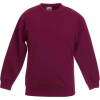 F.O.L. | Classic Kids Set-In Sweat, Detská mikina, červená Burgundy, 104