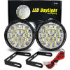 DENNÉ SVETLÁ OKRÚHLE 90 MM DENNÉ LAMPY 18 LED DRL HOMOLOGÁCIA