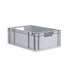 Euro prepravky classic-line B, madlá sivé, z PP, 600 x 400 x 220 mm, BJ = 4 ks