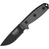 ESEE 3 Serrated Black Micarta (bez púzdra)