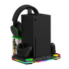 iPega XBX025S Multifunkčný nabíjací RGB Stojan s chladením pre Xbox
