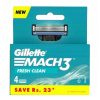 Gillette mach 3 čepele náplne do strojčeka 4ks