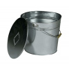 Lienbacher Vedro na popol s vekom 15 l lesklý chróm LB0040 + záruka 3 roky zadarmo