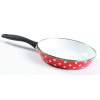 Panvica BELIS Smaltovaná panvica červená, biela bodka 24cm (57624-034DACE5)