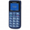 Panasonic KX-TU110 mobilný telefón pre starších ľudí (prioritné hovory, jasný farebný TFT LCD displej, veľké tlačidlá, LED), modrý