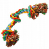 Dog Fantasy Uzel bavlněný barevný 3 knoty 40 cm