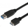 PREMIUMCORD Kabel USB 3.0 A - Micro B 3m, propojovací (M/M) ku3ma3bk PremiumCord