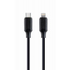 Gembird CC-USB2-CM8PM-1.5M Lightning, 1,5m, černý