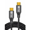 Kábel PAWONIK USB typ C - USB typ C 1 m čierny