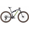 Bicykel Trek Supercaliber SLR 9.9 Flight Attendant Gen 2 Navy Carbon Smoke Blue/Slate Grey/Glowstick Green 2025 S