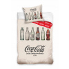 Posteľné obliečky - Carbotex Cola2017 160 x 200 cm. Odtiene hnedej a béžovej (Coca Cola Bedding 160/200 Coca Koca Cola)
