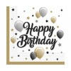 Procos servítky Happy birthday milestone 33x33cm 20ks
