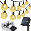 Záhradná závesná lampa - GARLAND SOLÁRNE ZÁHRADNÉ LAMPY 6,5M 50 LED GULIČEK (Girland Solar Lamps 6,5 m 50 LED zväzky)