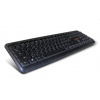 Klávesnica C-TECH KB-102 PS2 slim black, CZ/SK